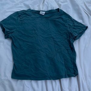 teal short sleeve shirt XL girl